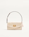 Valentino Garavani  Garavani Devain Small Shoulder Bag With Pearls And Rhinestones Woman Cr In White