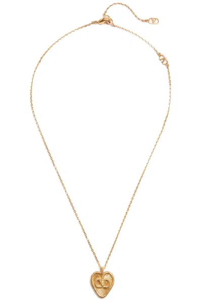 Valentino Garavani 'fil Perdu' Necklace In Gold