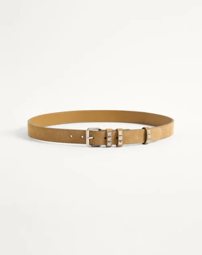 Valentino Garavani Flaneuse Suede Belt 30 Mm