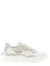 Valentino Two-tone Leather And Suede Gumboy Sneakers In White