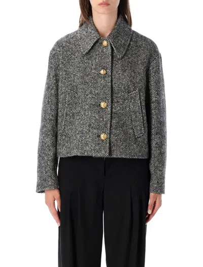 VALENTINO VALENTINO GARAVANI VALENTINO GARAVANI HERRINGBONE WOOL JACKET