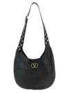 Valentino Womens Nero Hoboho Medium Leather Shoulder Bag In Black