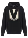 Valentino Chez Hooded Sweatshirt In Black