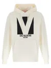 Valentino Garavani White Cotton Sweatshirt In Neutral