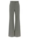 Valentino Blackwhite Houndstooth Pants In Gray