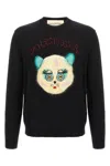 Valentino Garavani Sweater With Le Chat De La Maison Patch In Black