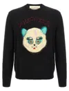 Valentino Garavani Sweater With Le Chat De La Maison Patch In Black