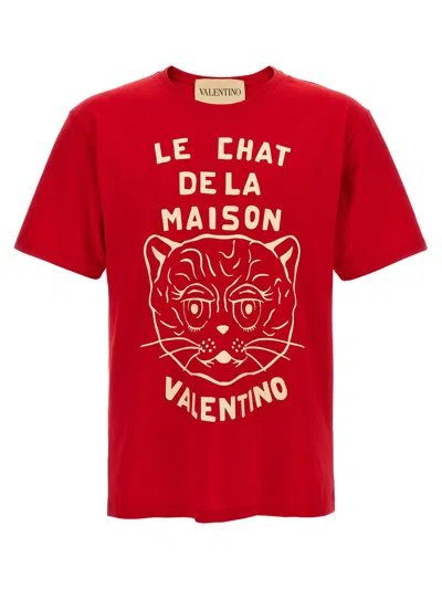 VALENTINO VALENTINO GARAVANI VALENTINO GARAVANI 'LE CHAT DE LA MAISON' T-SHIRT