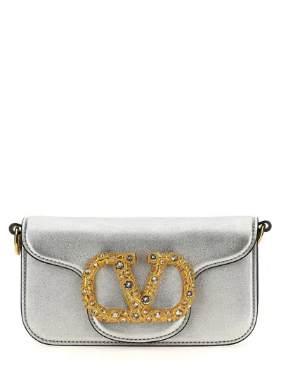 Valentino Garavani 'locò' Shoulder Bag In Silver