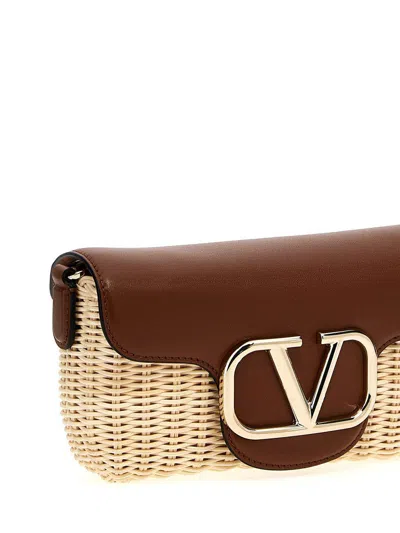 Valentino Garavani 'locò' Shoulder Bag In Brown