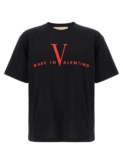 Valentino T-shirt Jersey In Black