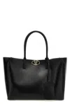 Valentino Garavani  Garavani 'medium Tote Vlogo' Shopping Bag In Black