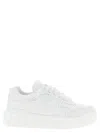 Valentino Garavani Mens White One Stud Xl Chunky-sole Leather Low-top Trainers