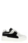 Valentino Garavani One Stud Xl Low-top Sneaker In Nappa Leather And Jacquard Toile Iconographe Techn In White