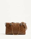Valentino Garavani Panthea Shoulder Bag In Nappa Leather With Chevron Pattern Wom
