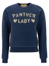 Valentino Garavani Printed Cotton Sweatshirt In Blue