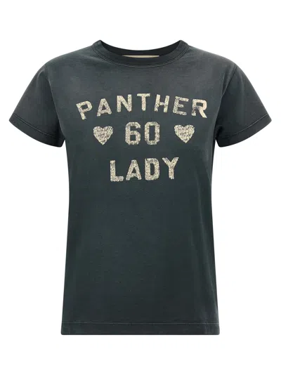 Valentino Garavani  Garavani 'panther Lady' T-shirt In Blue