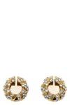 Valentino Gold Pas Plus Earrings