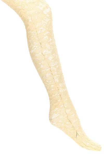 Valentino Garavani Pizzo Rebordã¨ Tights