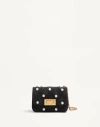 Valentino Quilted Bag With Chain Strap And Studded Rivets