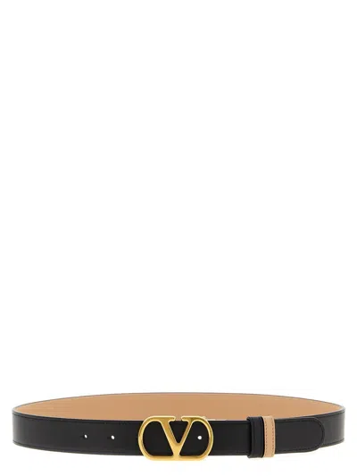 Valentino Garavani Reversible Belt In Black