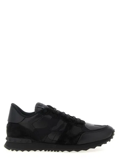 Valentino Garavani 'rockrunner' Sneakers In Black