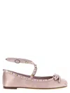 Valentino 'patent Leather Rockstud In Pink