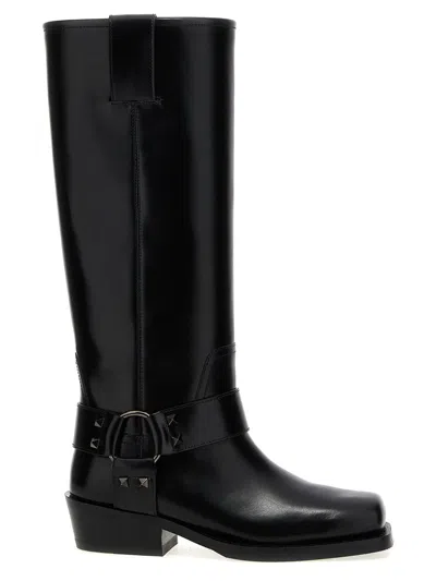 Valentino Garavani 'rockstud' Boots In Black