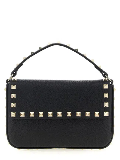 Valentino Garavani 'rockstud' Mini Handbag In Black
