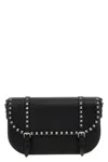 Valentino Large Rockstud Messenger Bag With Adaptable Strap