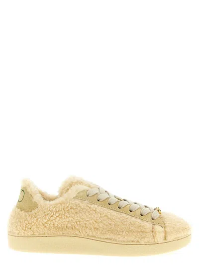 Valentino Garavani Royco Vlogo Lace-up Sneakers In Neutral