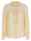 Valentino Garavani Cream Silk Shirt