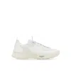 Valentino White Fabric And Mesh True Act Sneakers In White