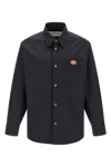 Valentino Garavani Man Shirt Black Size 38 Polyester, Elastomultiester