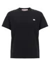 Valentino Logo Patch Crew Neck Short Sleeve T-shirt