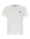 Valentino Garavani Cotton T-shirt With Vlogo Patch In White