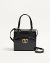 Valentino Garavani  Garavani Vain-case Bowling Bag In Shiny Calfskin Woman Black Uni