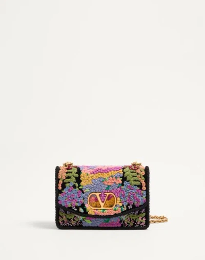 Valentino Garavani Vain Embroidered Shoulder Bag Woman Multicolour Uni