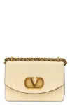 Valentino Womens Vain Small Chain-strap Leather Shoulder Bag Butter White In White
