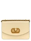 Valentino White Vain Shoulder Bag In White