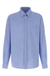 Valentino Camicia Maniche Lunghe Celeste In Blue