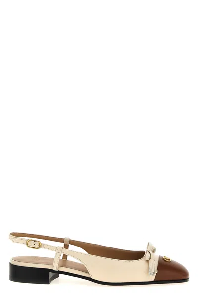 Valentino Garavani Valet Du Roi Slingback Ballerinas In Multicolor