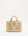 Valentino Large Raffia Viva Superstar Crochet Tote Bag