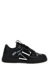 Valentino Panelled Logo-detail Sneakers In Black