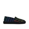 Valentino Espadrilles With All-over Multicolor Vltn Logo