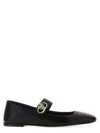 Valentino Vlogo Locker Ballerina Shoes In Black