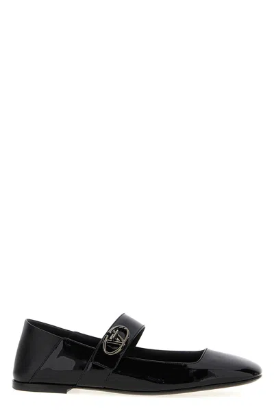 VALENTINO GARAVANI VALENTINO GARAVANI VALENTINO GARAVANI 'VLOGO LOCKER' BALLET FLATS