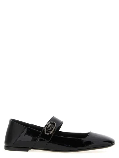 Valentino Garavani 'vlogo Locker' Ballet Flats