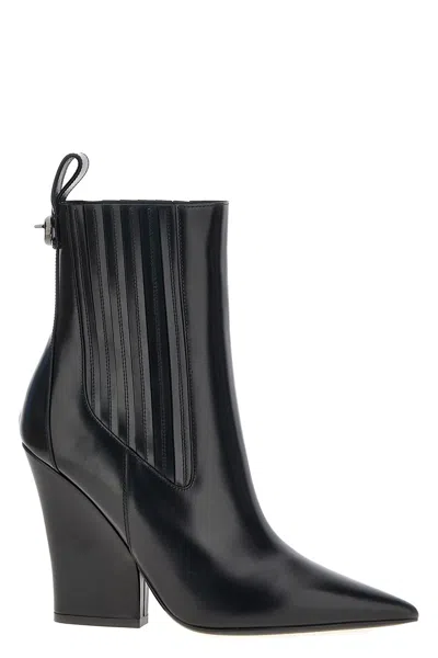 VALENTINO GARAVANI VALENTINO GARAVANI VALENTINO GARAVANI 'VLOGO LOCKETTE' ANKLE BOOTS