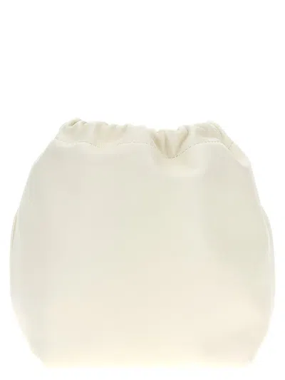 Valentino Garavani 'vlogo Pouf' Crossbody Bag In White